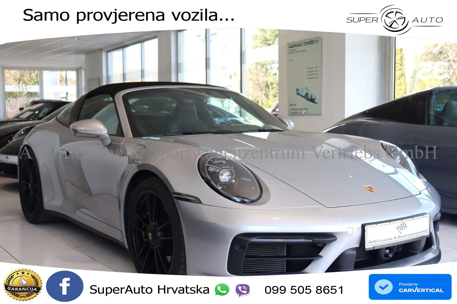Porsche 911 Targa 4 GTS 3.0 (480 KS) PDK LED+GR SJED+ACC
