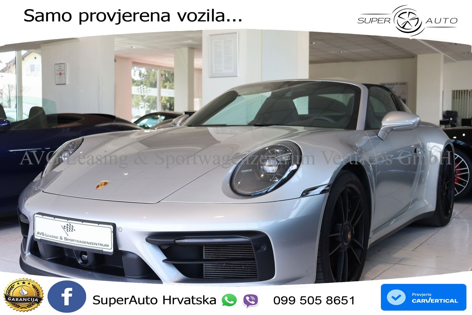 Porsche 911 Targa 4 GTS 3.0 (480 KS) PDK LED+GR SJED+ACC