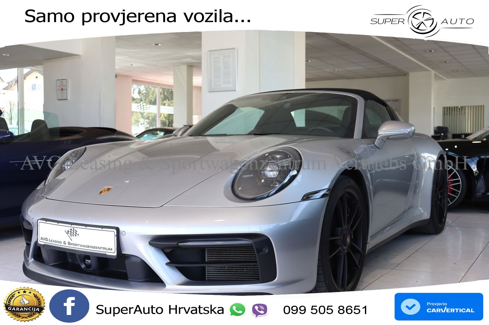 Porsche 911 Targa 4 GTS 3.0 (480 KS) PDK LED+GR SJED+ACC