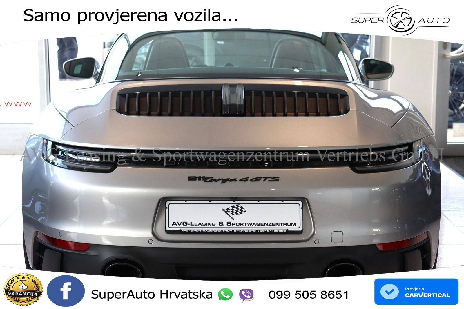 Porsche 911 Targa 4 GTS 3.0 (480 KS) PDK LED+GR SJED+ACC