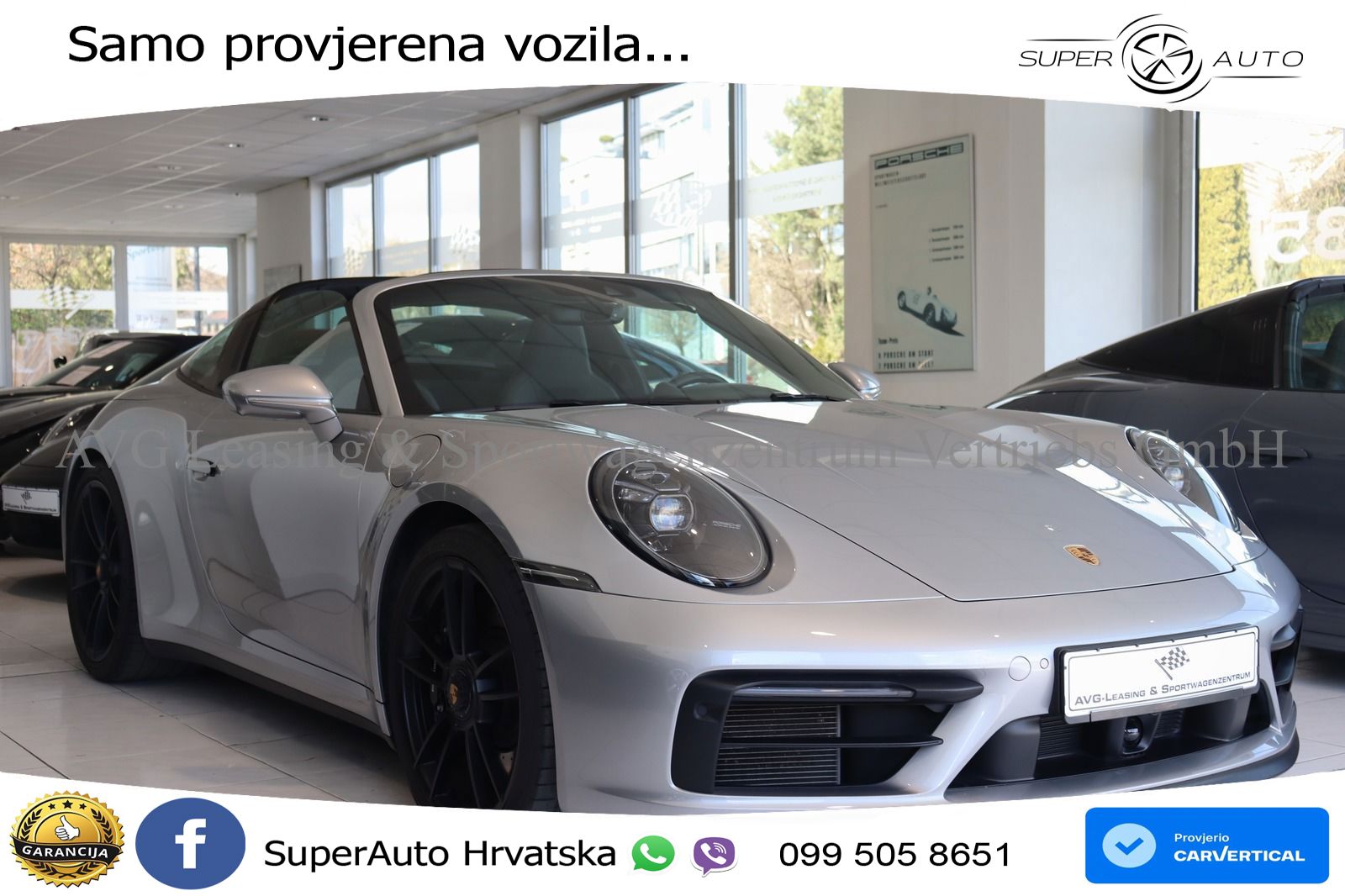 Porsche 911 Targa 4 GTS 3.0 (480 KS) PDK LED+GR SJED+ACC