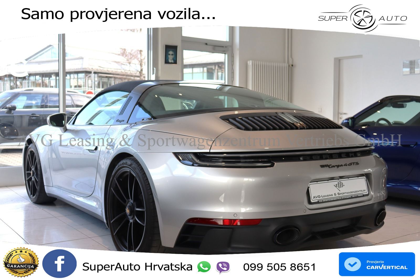 Porsche 911 Targa 4 GTS 3.0 (480 KS) PDK LED+GR SJED+ACC