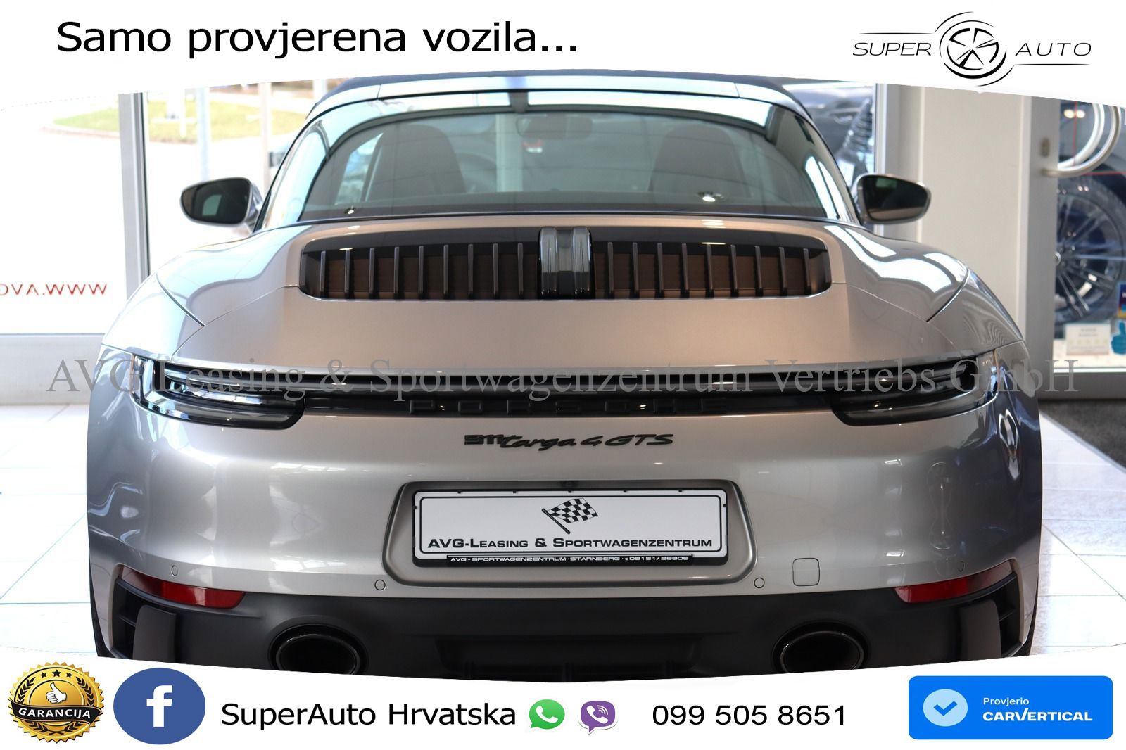Porsche 911 Targa 4 GTS 3.0 (480 KS) PDK LED+GR SJED+ACC