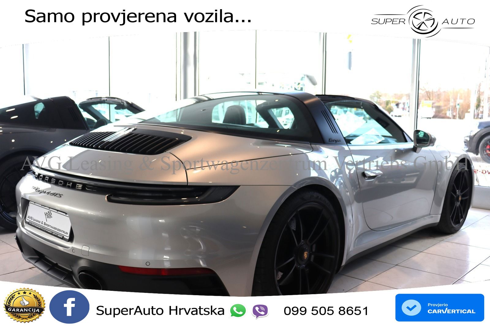 Porsche 911 Targa 4 GTS 3.0 (480 KS) PDK LED+GR SJED+ACC