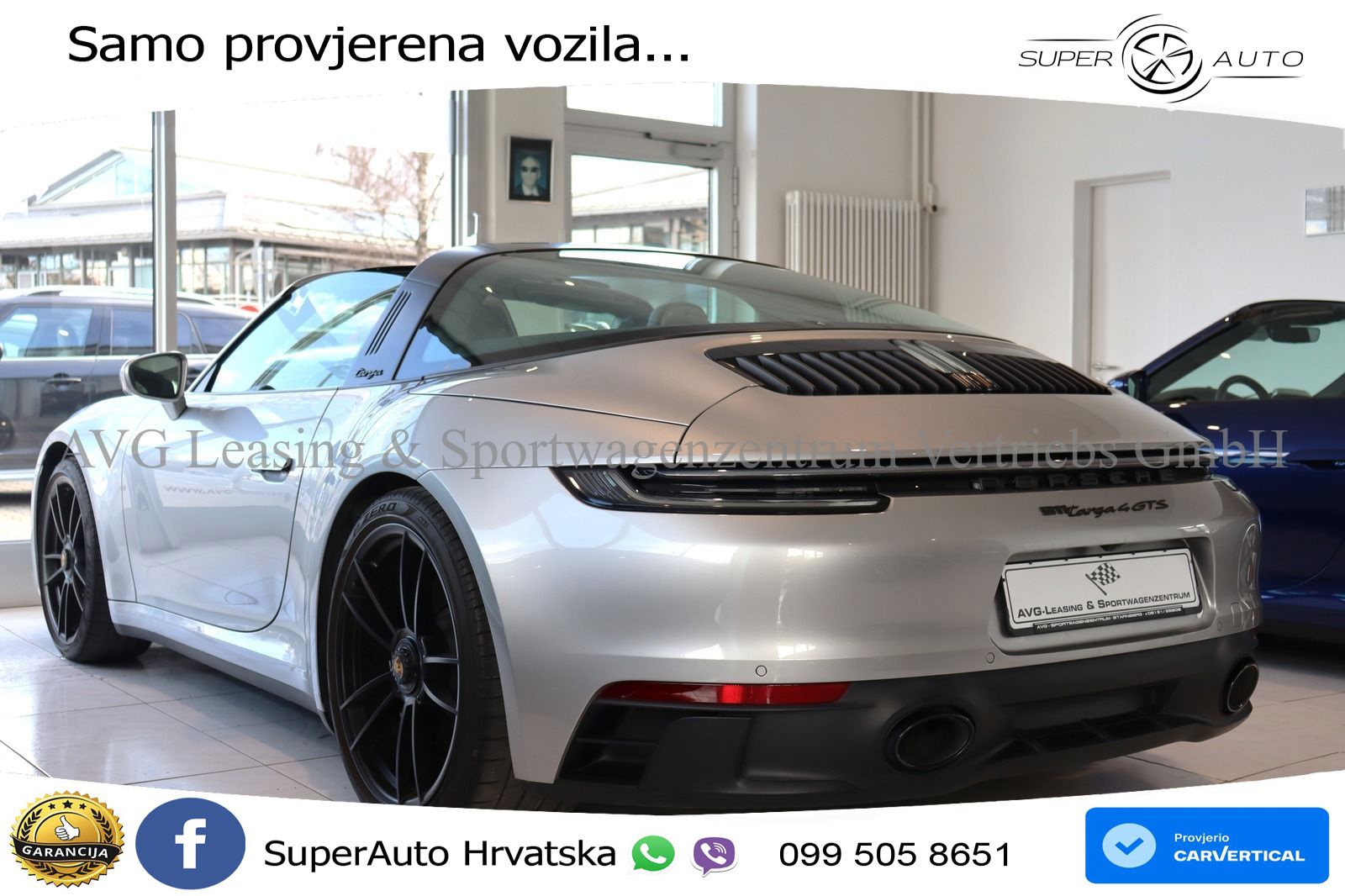 Porsche 911 Targa 4 GTS 3.0 (480 KS) PDK LED+GR SJED+ACC