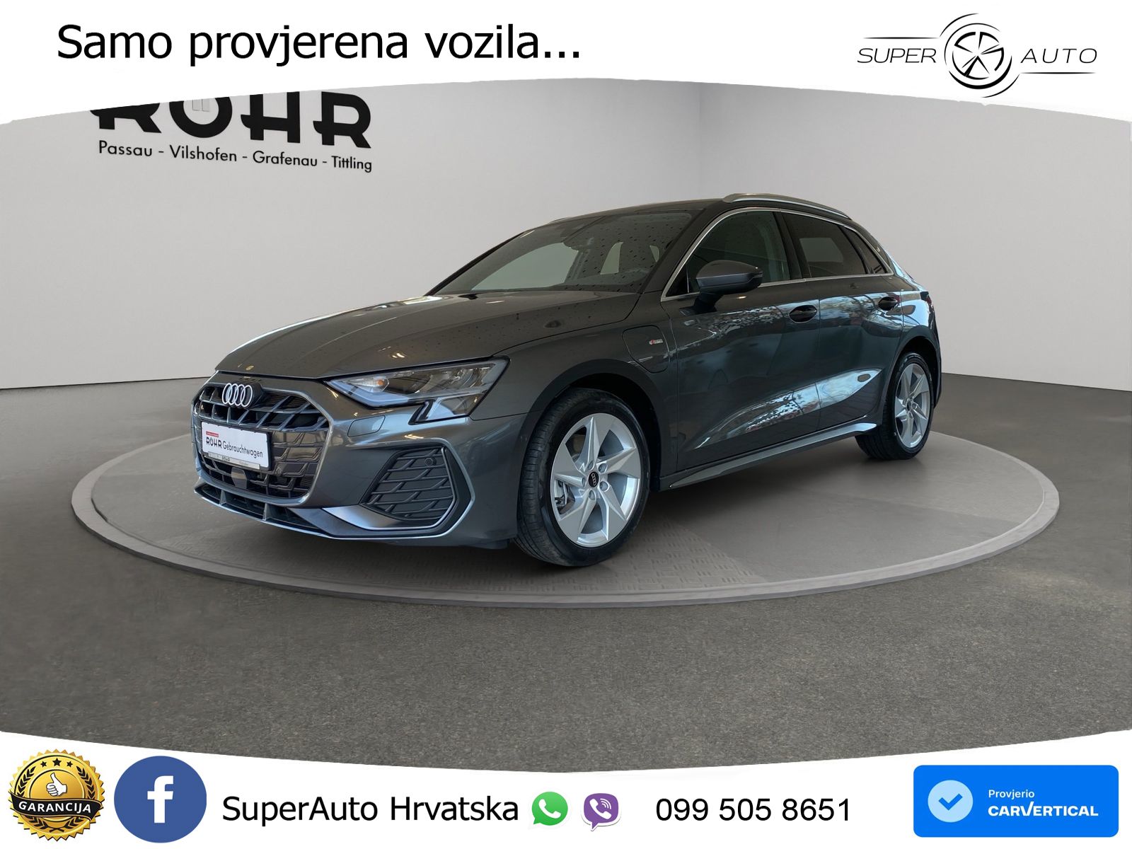 Audi A3 Sportback 40 TFSI e (204 KS) Plug-in Hybrid S tronic S line LED+GR SJED+ACC