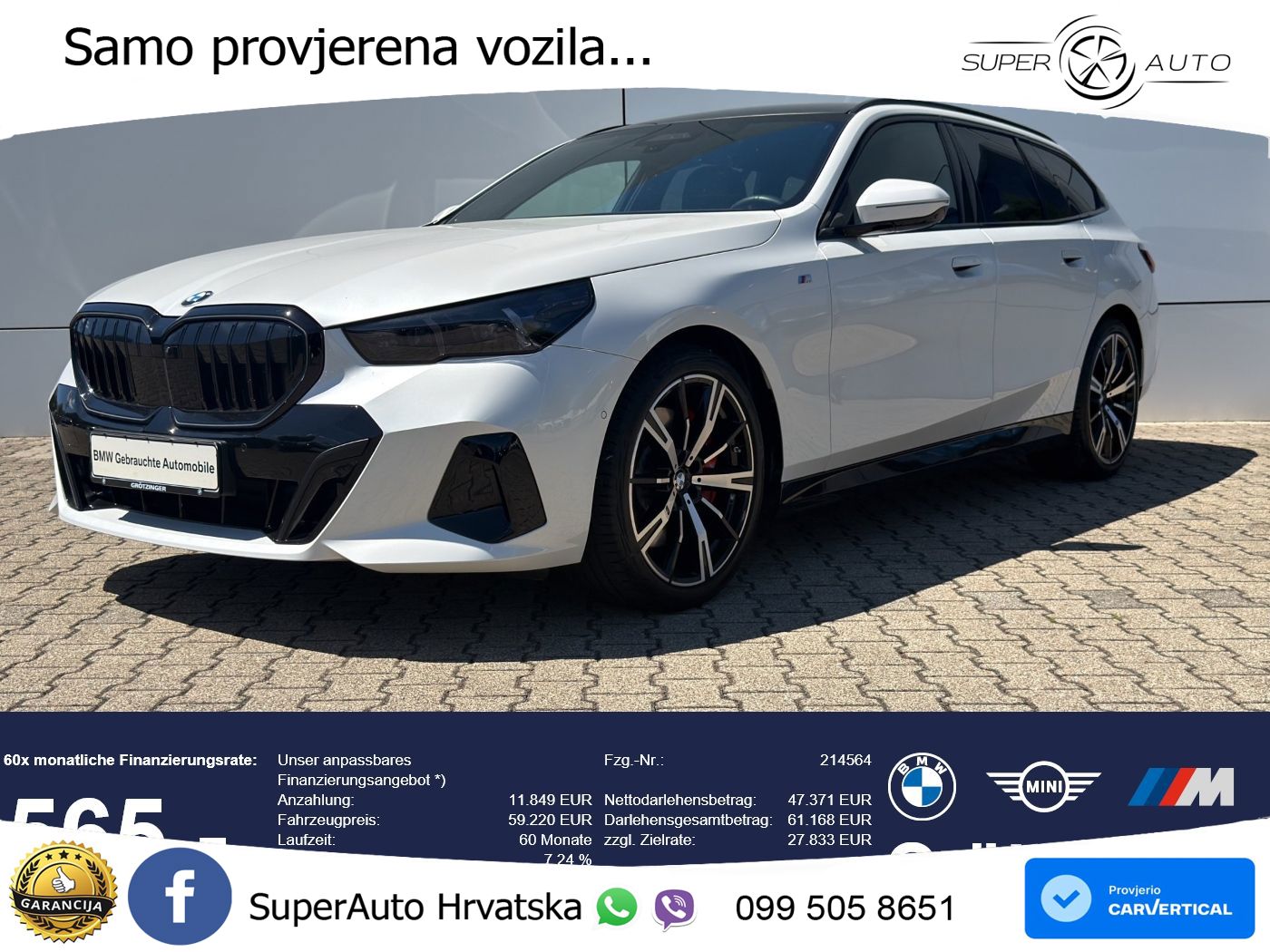 BMW 540d Touring (303 KS) xDrive Steptronic M Sport LED+GR SJED+ACC