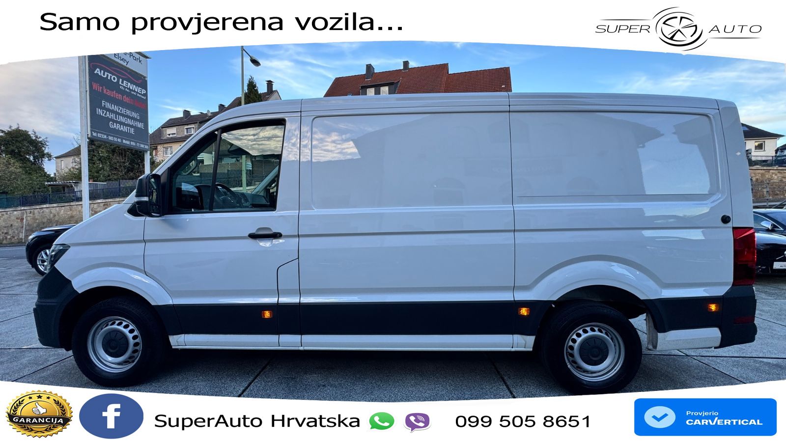 Volkswagen Crafter 35*Mittellang Normaldach*RWD*AHK 3500KG* 177 KS