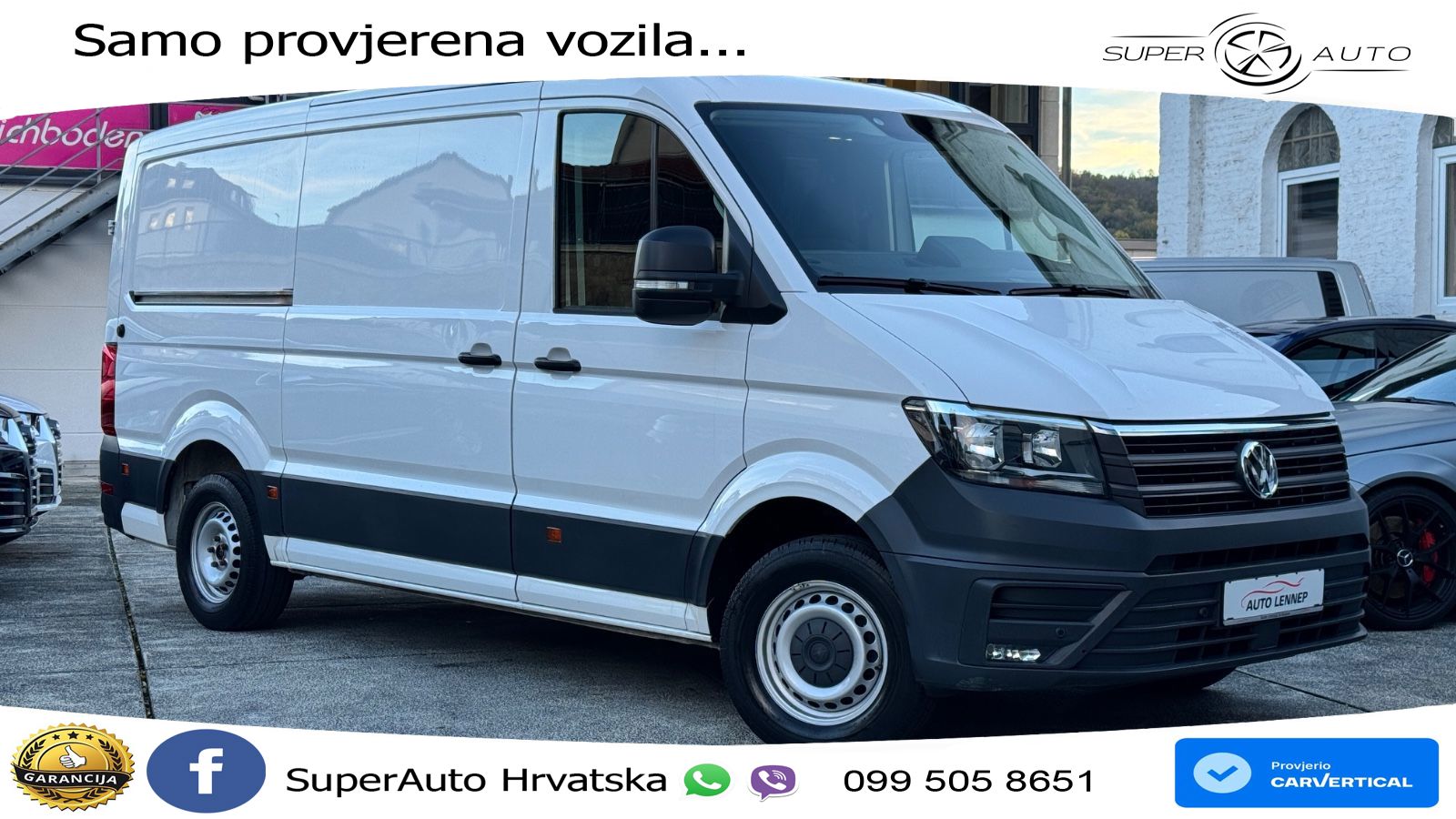 Volkswagen Crafter 35*Mittellang Normaldach*RWD*AHK 3500KG* 177 KS