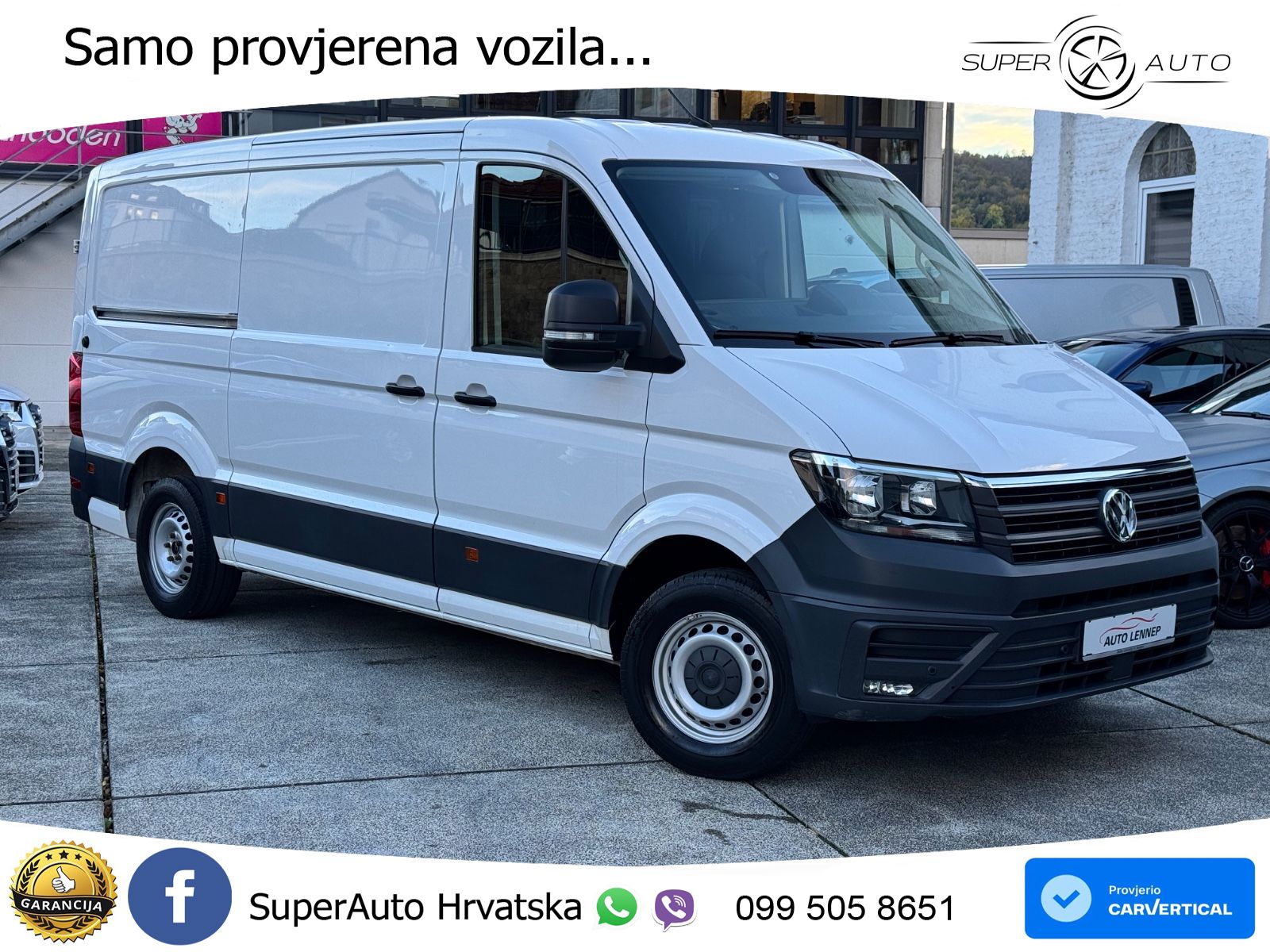 Volkswagen Crafter 35*Mittellang Normaldach*RWD*AHK 3500KG* 177 KS