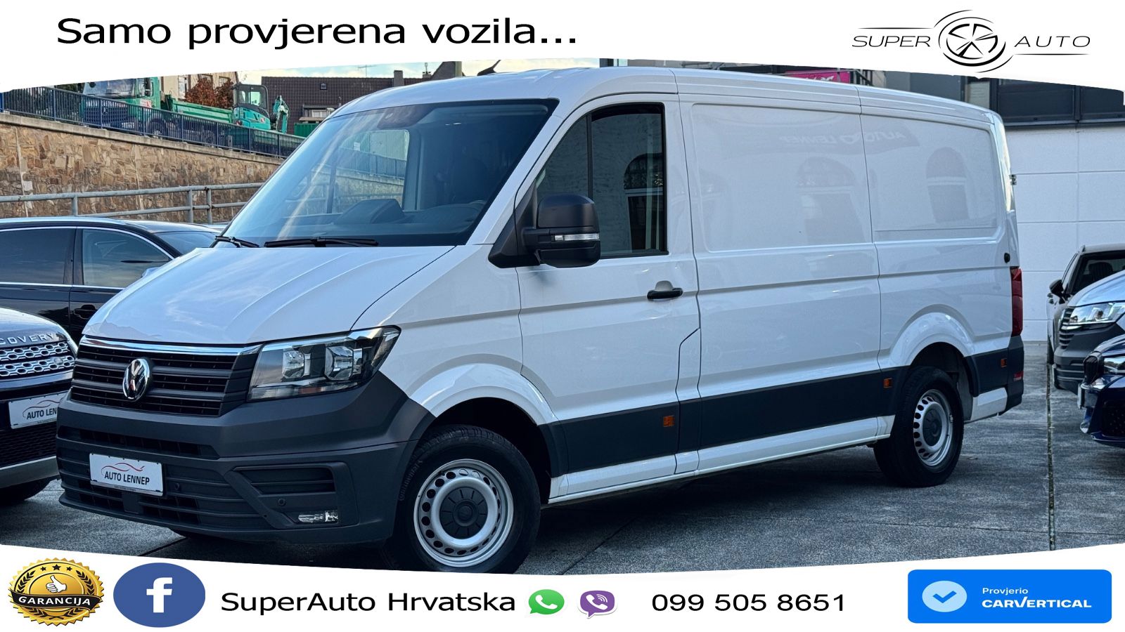 Volkswagen Crafter 35*Mittellang Normaldach*RWD*AHK 3500KG* 177 KS