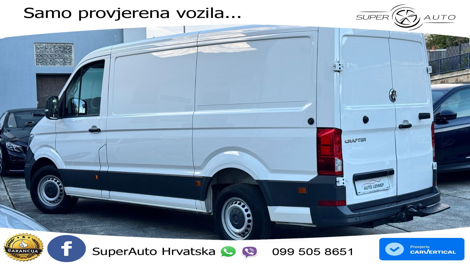 Volkswagen Crafter 35*Mittellang Normaldach*RWD*AHK 3500KG* 177 KS