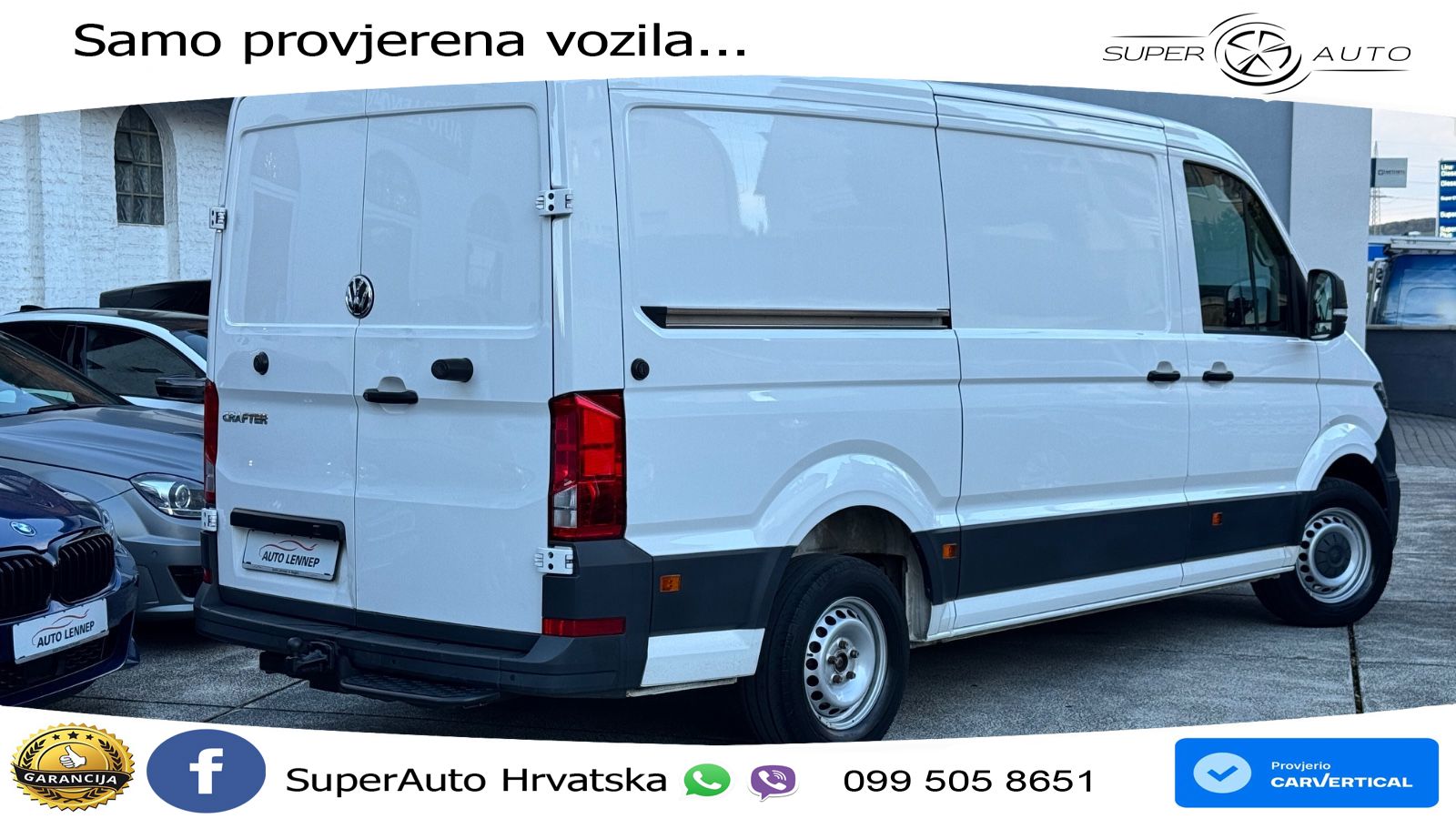 Volkswagen Crafter 35*Mittellang Normaldach*RWD*AHK 3500KG* 177 KS