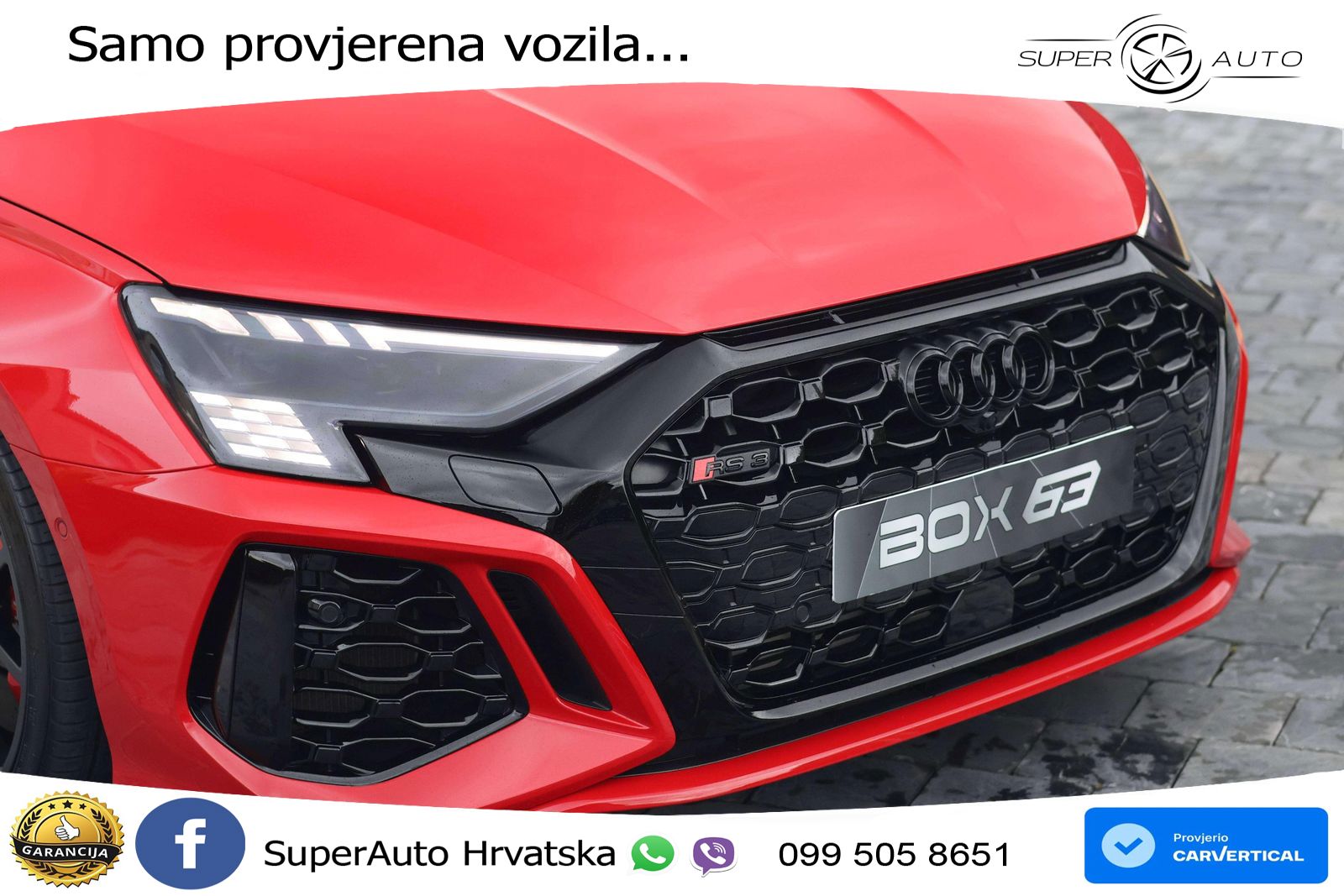 Audi RS3 Sedan 2.5 TFSI (400 KS) quattro S tronic LED+GR SJED+ACC