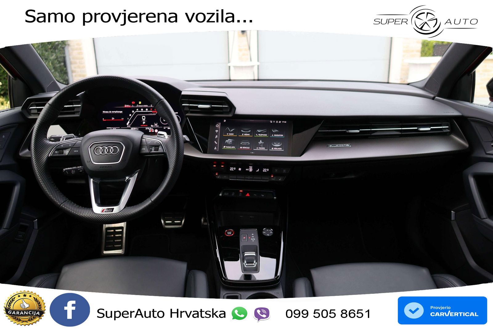 Audi RS3 Sedan 2.5 TFSI (400 KS) quattro S tronic LED+GR SJED+ACC