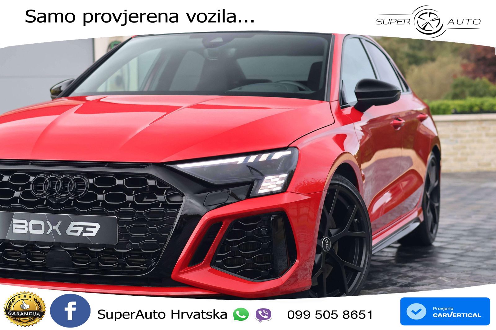 Audi RS3 Sedan 2.5 TFSI (400 KS) quattro S tronic LED+GR SJED+ACC