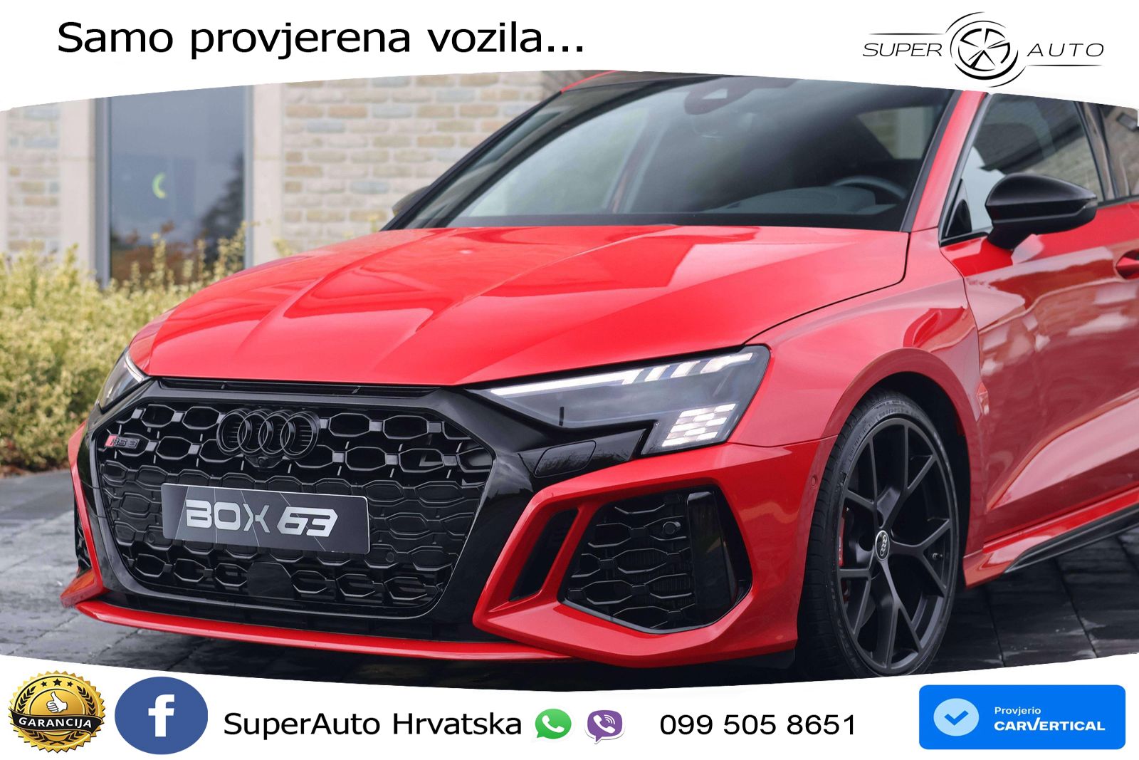 Audi RS3 Sedan 2.5 TFSI (400 KS) quattro S tronic LED+GR SJED+ACC