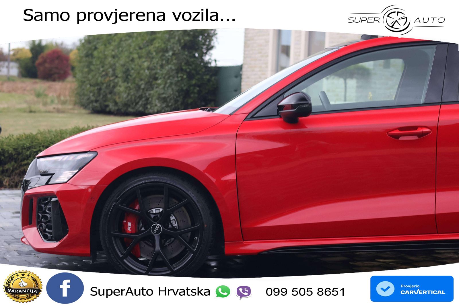 Audi RS3 Sedan 2.5 TFSI (400 KS) quattro S tronic LED+GR SJED+ACC