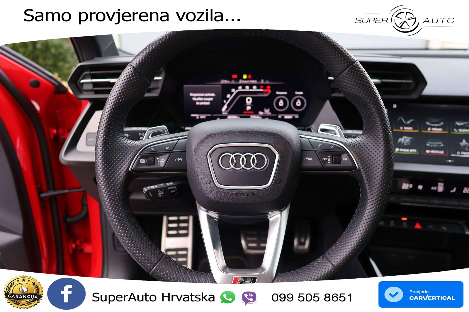 Audi RS3 Sedan 2.5 TFSI (400 KS) quattro S tronic LED+GR SJED+ACC