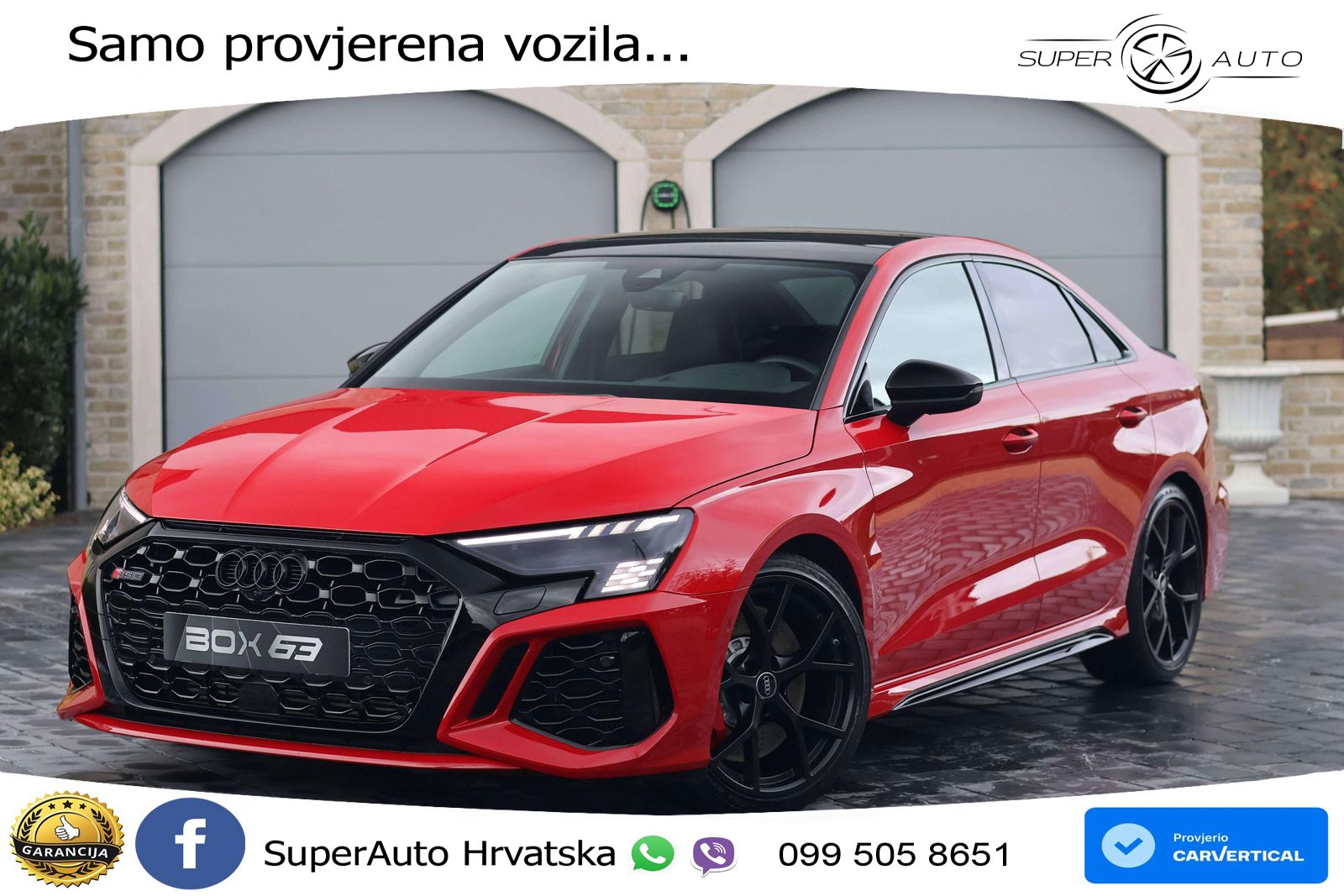 Audi RS3 Sedan 2.5 TFSI (400 KS) quattro S tronic LED+GR SJED+ACC