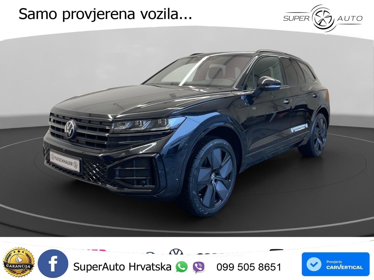 Volkswagen Touareg 3.0 V6 TDI (286 KS) 4MOTION Tiptronic R-Line ZRAČNI+ACC+GR SJED+KAM+PANO