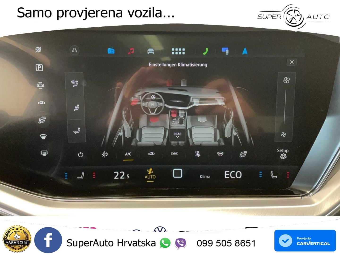 Volkswagen Touareg 3.0 V6 TDI (286 KS) 4MOTION Tiptronic R-Line ZRAČNI+ACC+GR SJED+KAM+PANO