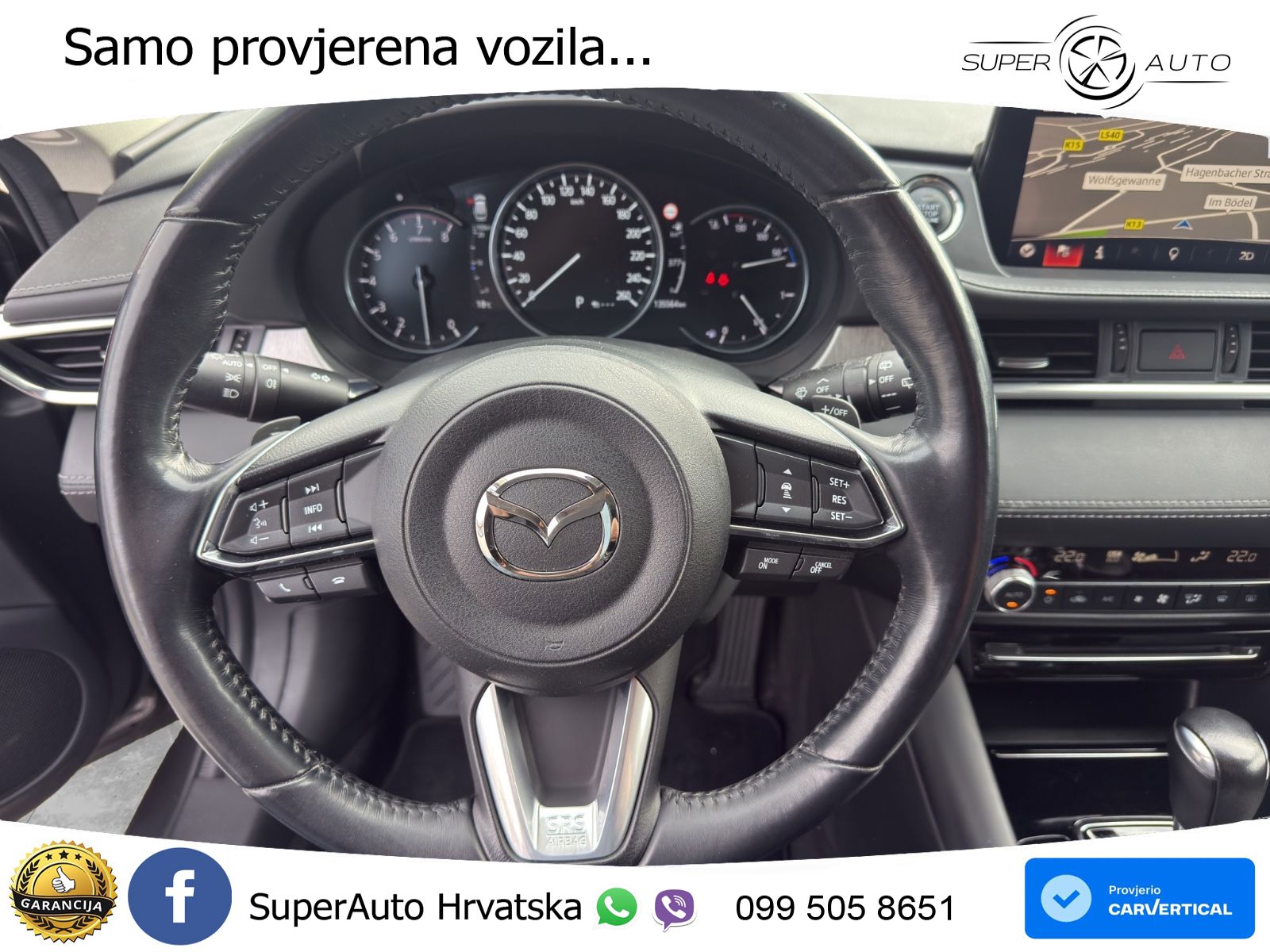 Mazda 6 Sport Combi 2.5 SKYACTIV-G (194 KS) SKYACTIV-Drive LED+GR SJED+ACC