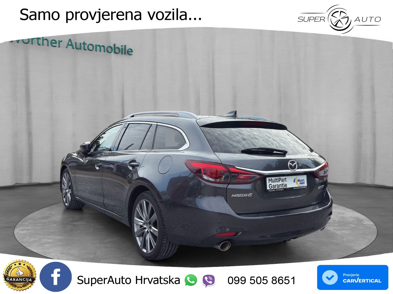 Mazda 6 Sport Combi 2.5 SKYACTIV-G (194 KS) SKYACTIV-Drive LED+GR SJED+ACC