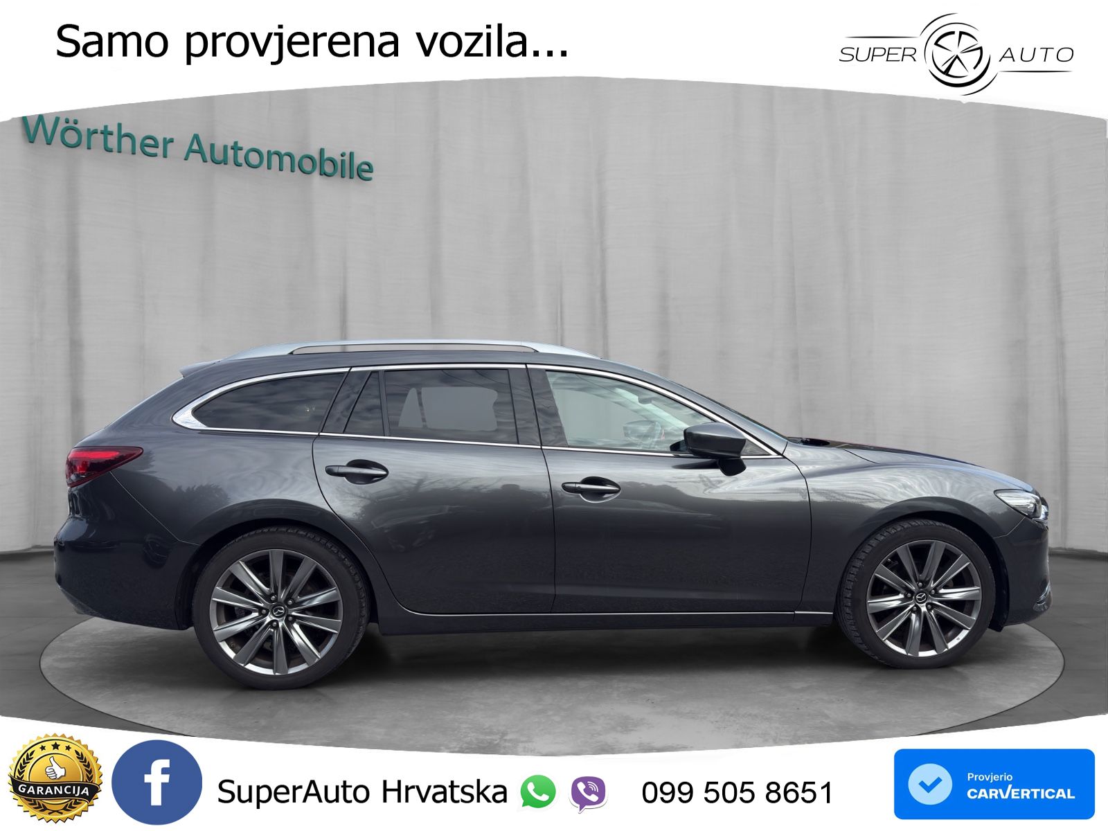 Mazda 6 Sport Combi 2.5 SKYACTIV-G (194 KS) SKYACTIV-Drive LED+GR SJED+ACC