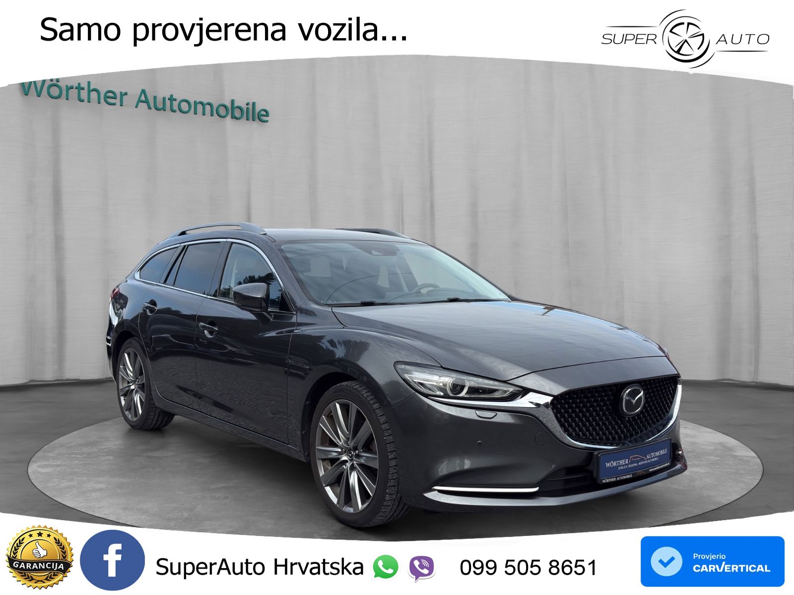 Mazda 6 Sport Combi 2.5 SKYACTIV-G (194 KS) SKYACTIV-Drive LED+GR SJED+ACC