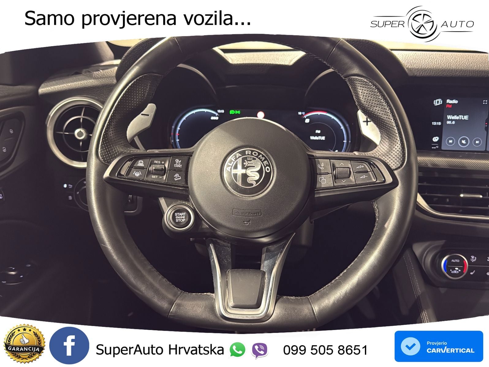 Alfa Romeo Stelvio 2.2 MultiJet II (210 KS) Q4 Automatic MATRIX+GR SJED+KAM