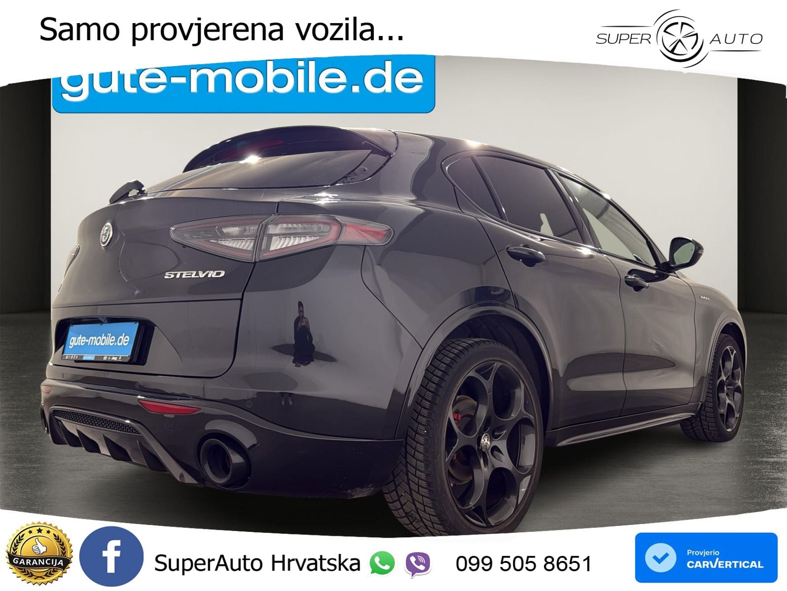 Alfa Romeo Stelvio 2.2 MultiJet II (210 KS) Q4 Automatic MATRIX+GR SJED+KAM