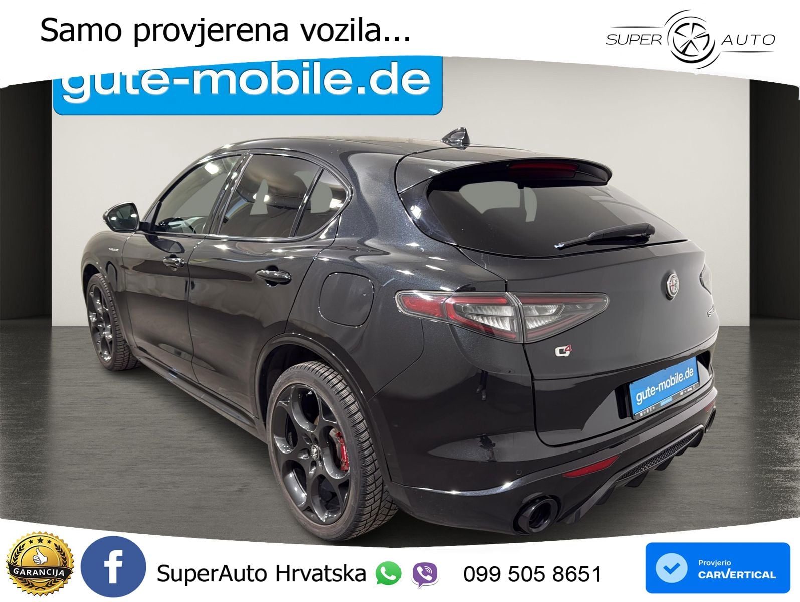 Alfa Romeo Stelvio 2.2 MultiJet II (210 KS) Q4 Automatic MATRIX+GR SJED+KAM