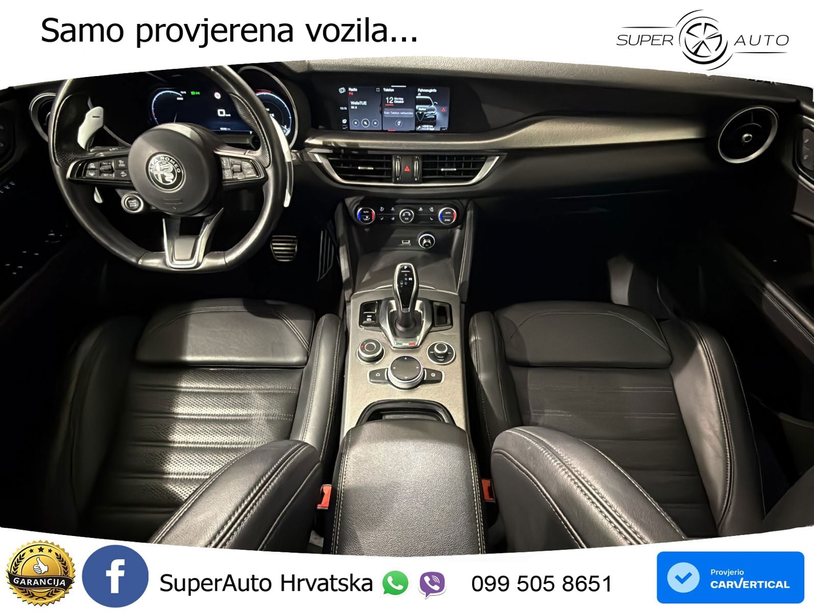 Alfa Romeo Stelvio 2.2 MultiJet II (210 KS) Q4 Automatic MATRIX+GR SJED+KAM