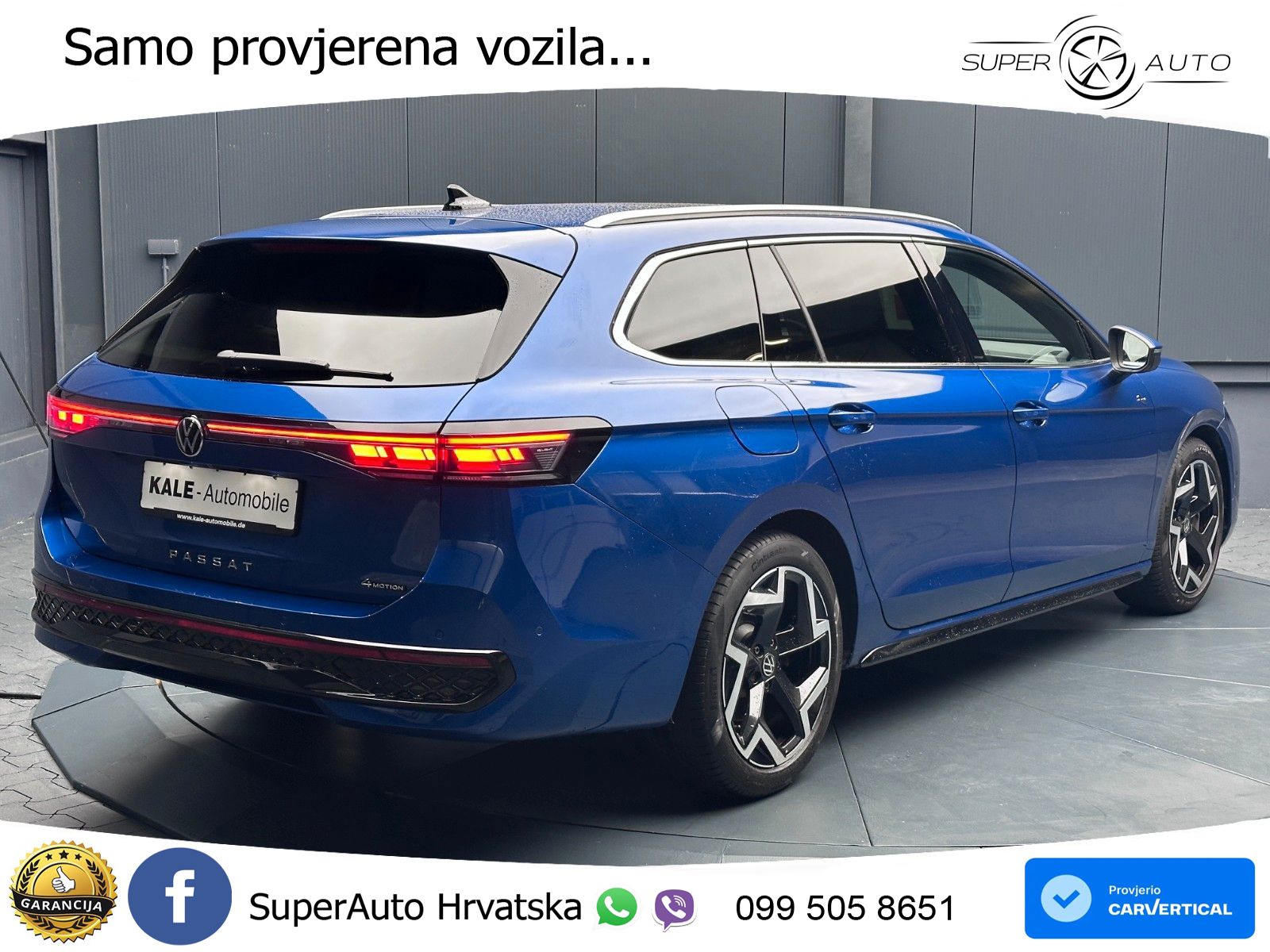 Volkswagen Passat Variant 2.0 TDI (193 KS) 4MOTION DSG R-Line LED+GR SJED+ACC