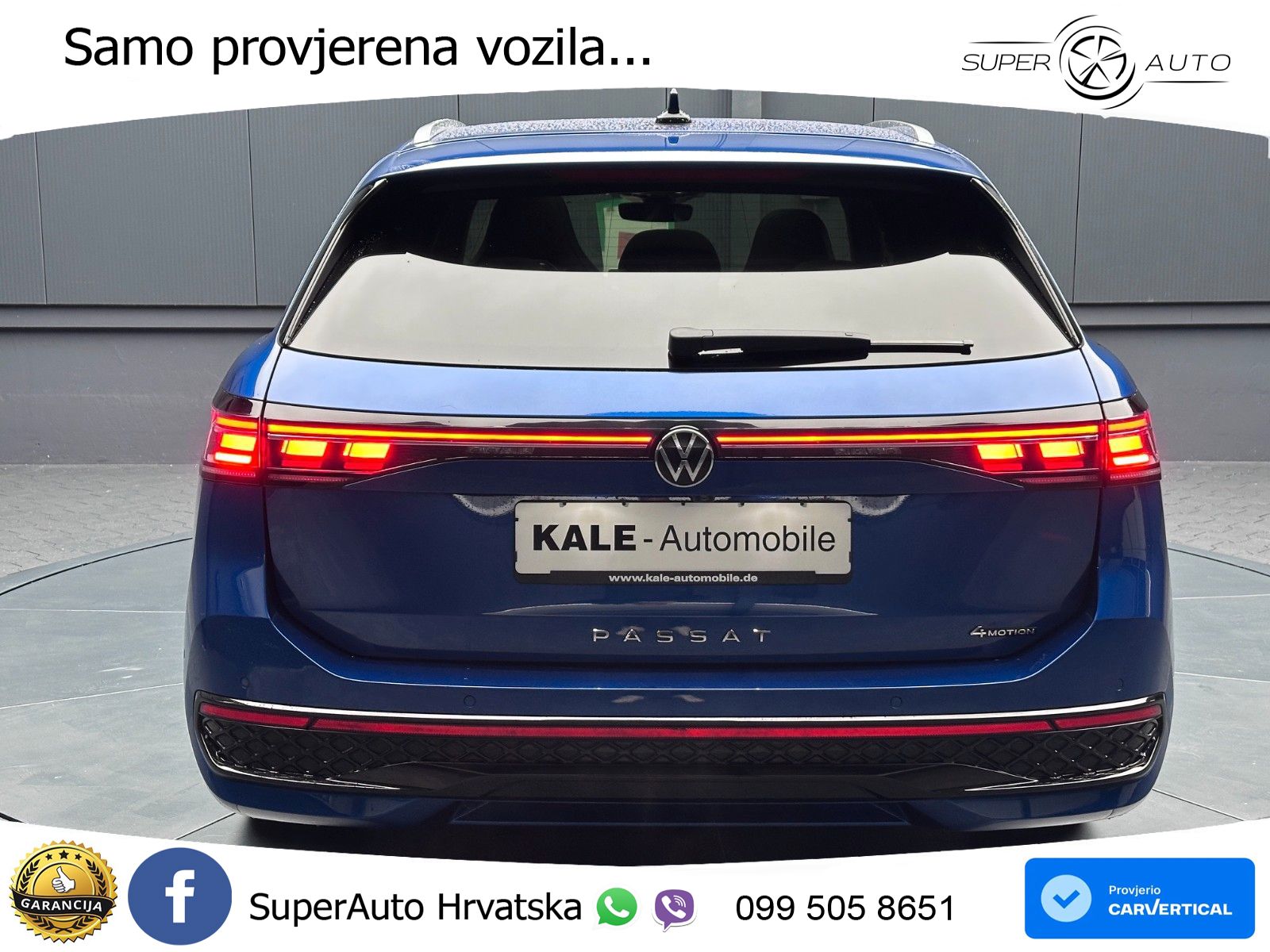 Volkswagen Passat Variant 2.0 TDI (193 KS) 4MOTION DSG R-Line LED+GR SJED+ACC