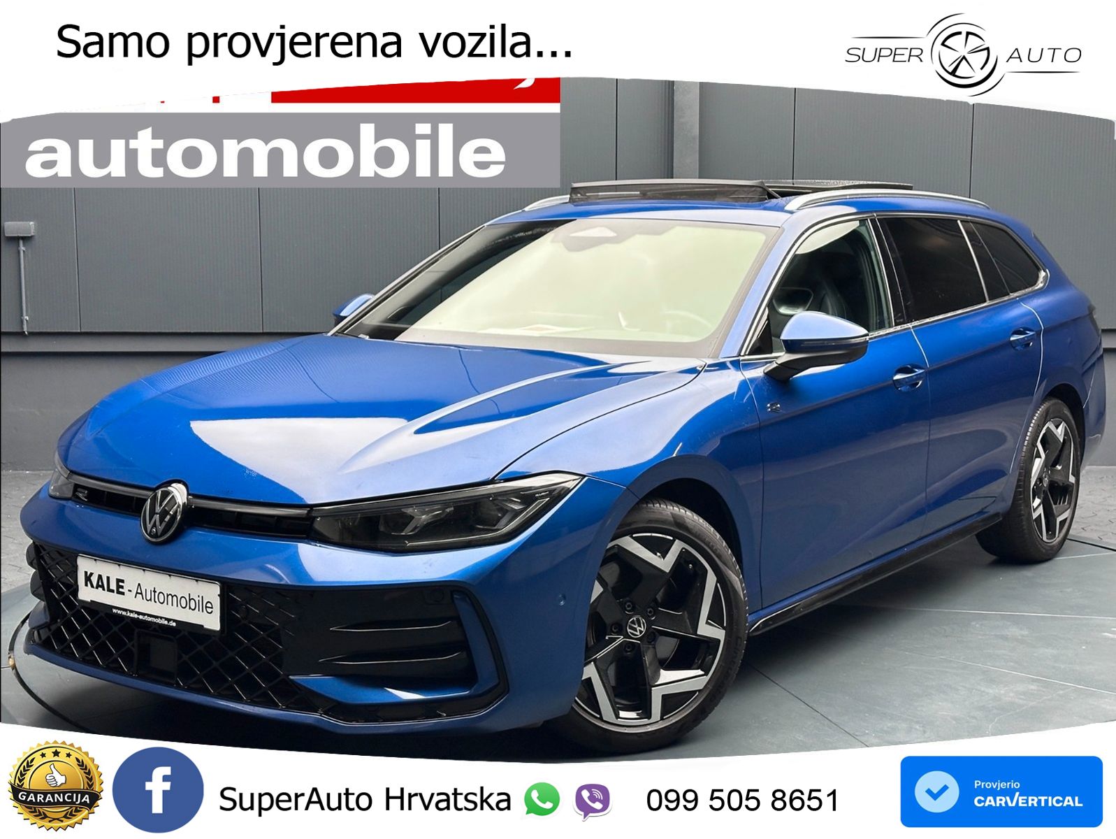 Volkswagen Passat Variant 2.0 TDI (193 KS) 4MOTION DSG R-Line LED+GR SJED+ACC