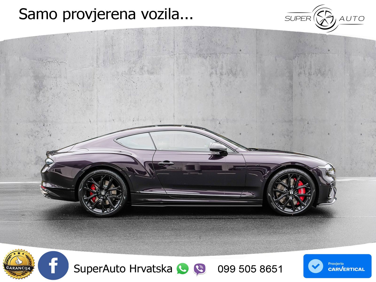 Bentley Continental GT IV 4.0 V8 TFSi (680 KS) AWD DCT ZRAČNI+ACC+GR SJED+KAM+PANO