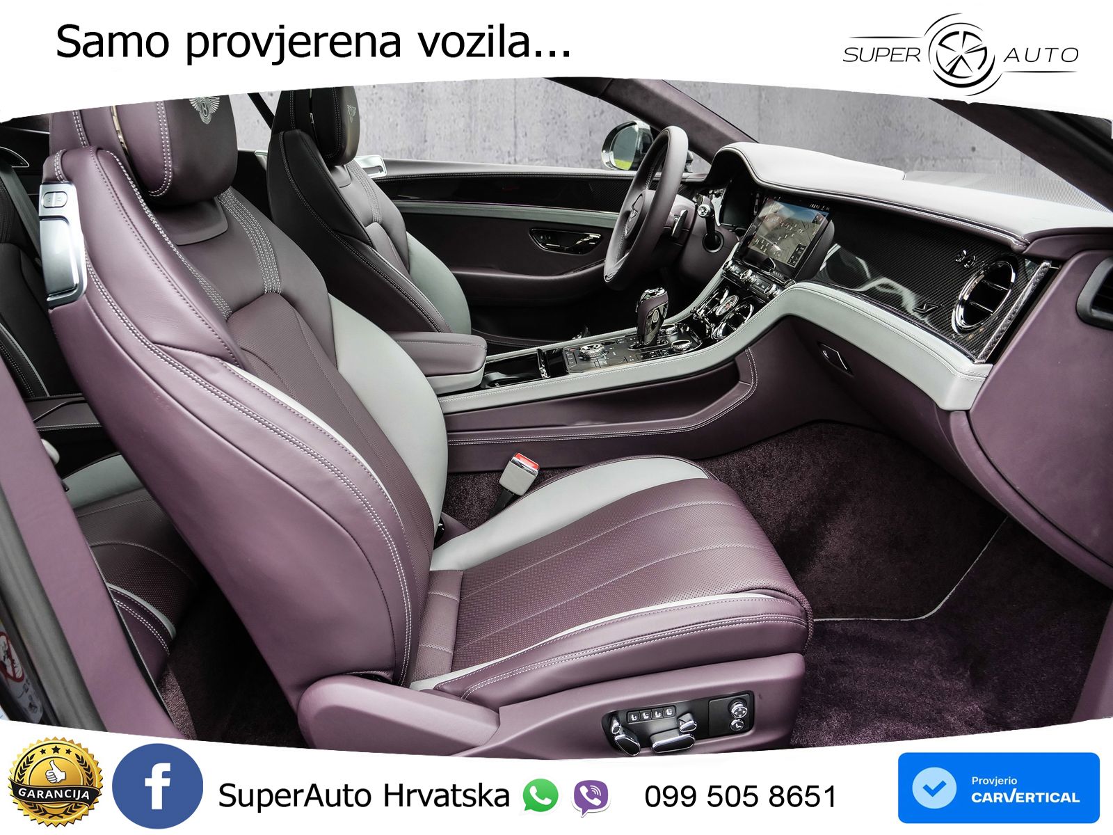 Bentley Continental GT IV 4.0 V8 TFSi (680 KS) AWD DCT ZRAČNI+ACC+GR SJED+KAM+PANO