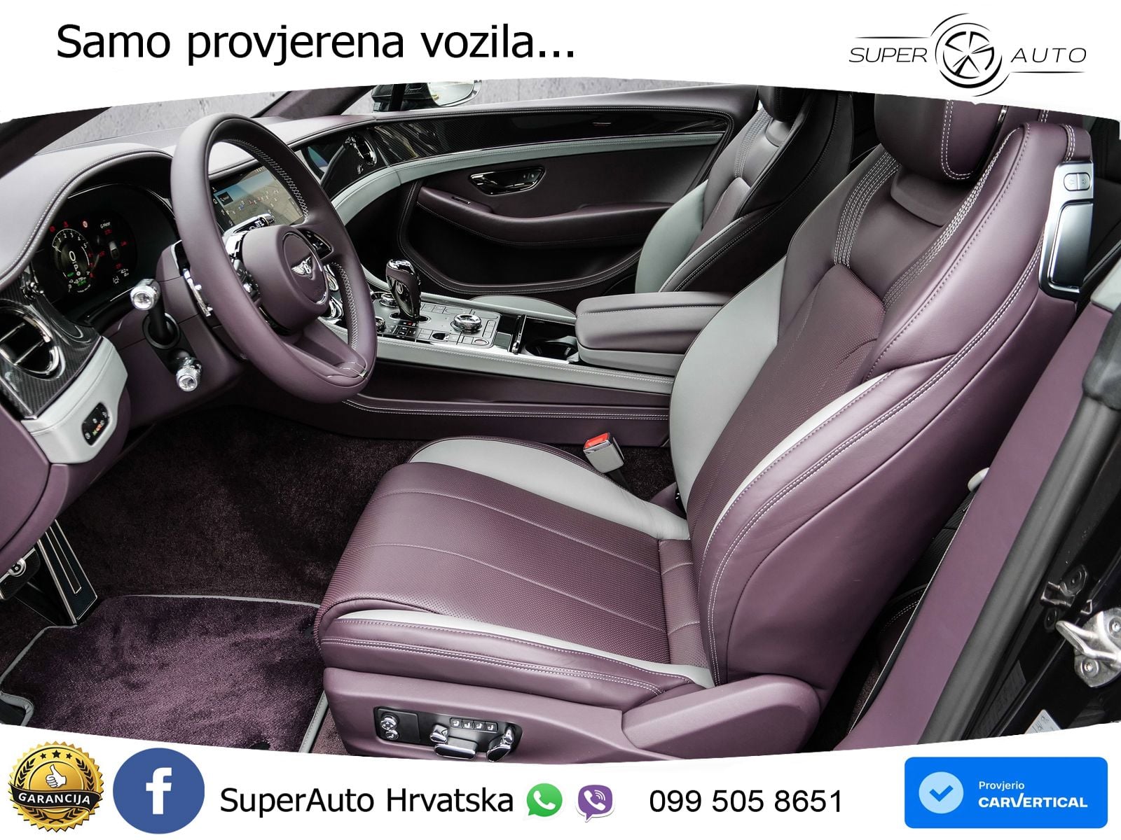 Bentley Continental GT IV 4.0 V8 TFSi (680 KS) AWD DCT ZRAČNI+ACC+GR SJED+KAM+PANO