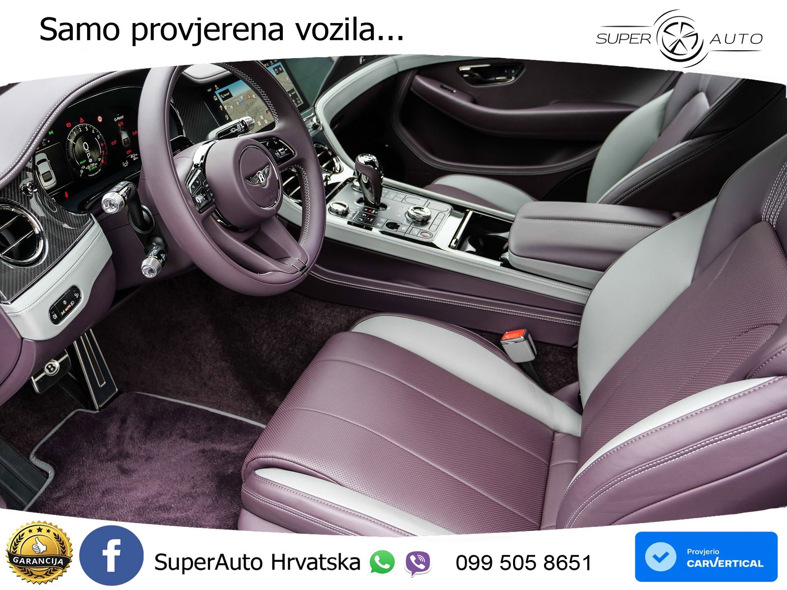 Bentley Continental GT IV 4.0 V8 TFSi (680 KS) AWD DCT ZRAČNI+ACC+GR SJED+KAM+PANO