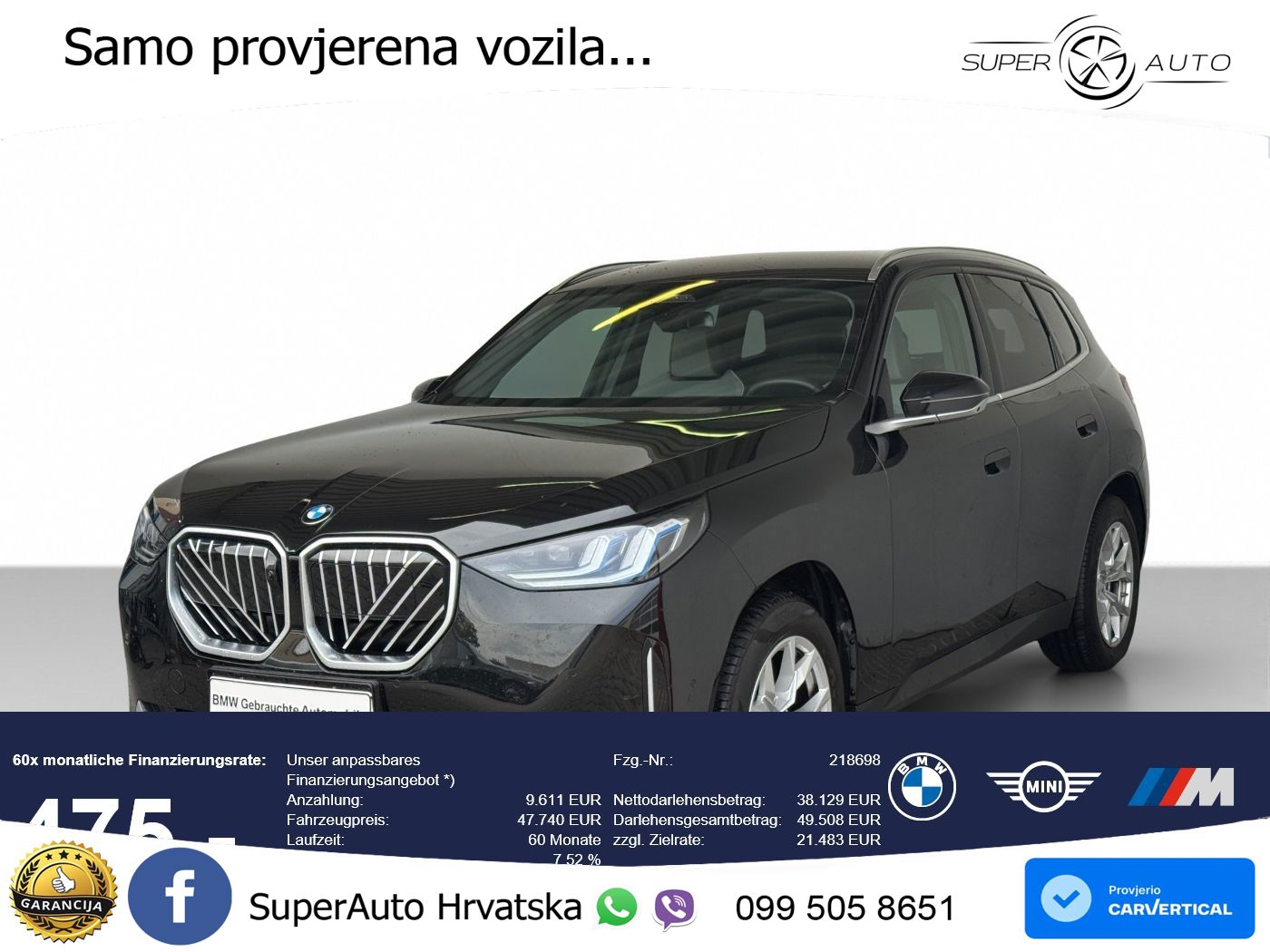 BMW X3 20d xDrive Steptronic LED+GR SJED+ACC