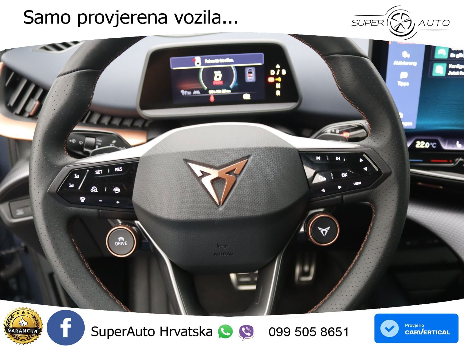 Cupra Tavascan 82 kWh (286 KS) LED+GR SJED+ACC