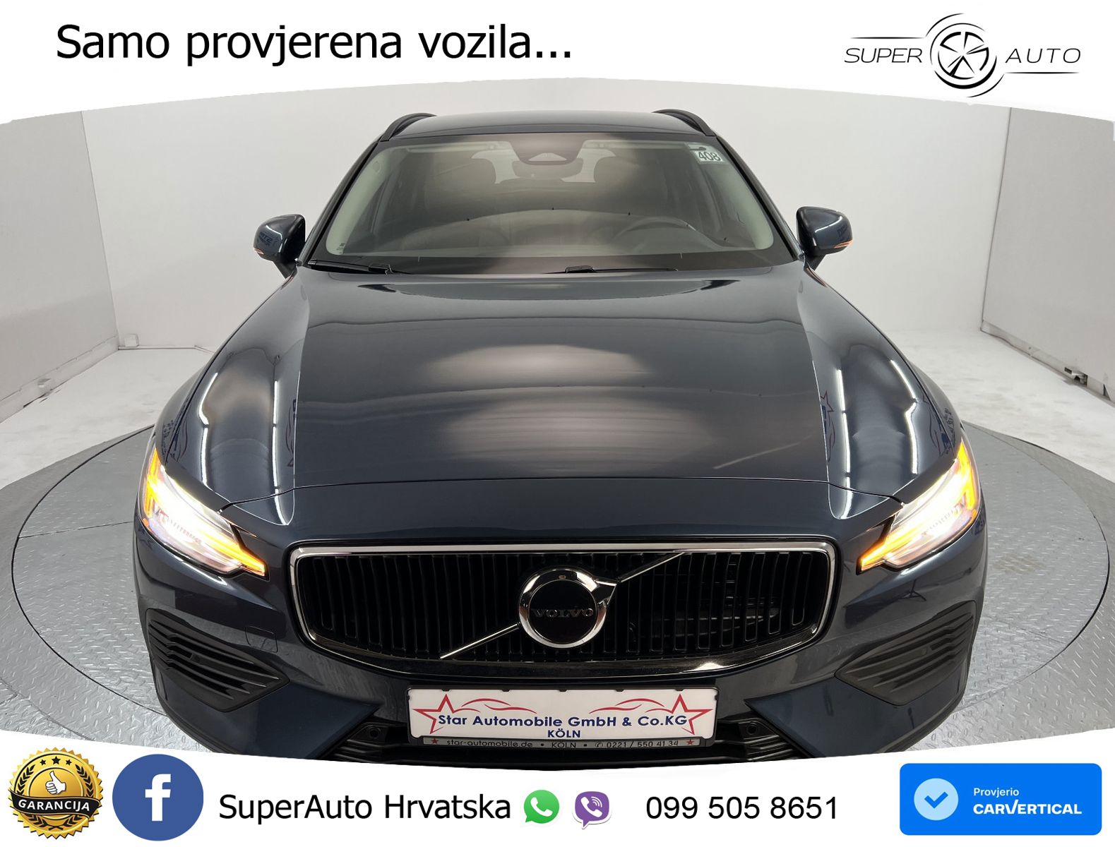 Volvo V60 2.0 T6 AWD Geartronic LED+GR SJED+ACC