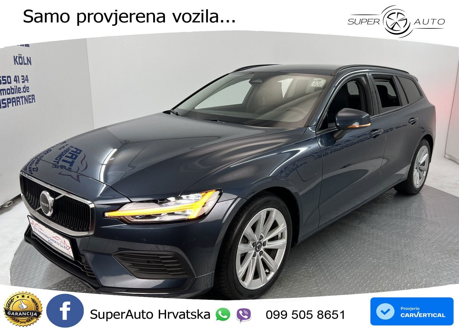Volvo V60 2.0 T6 AWD Geartronic LED+GR SJED+ACC