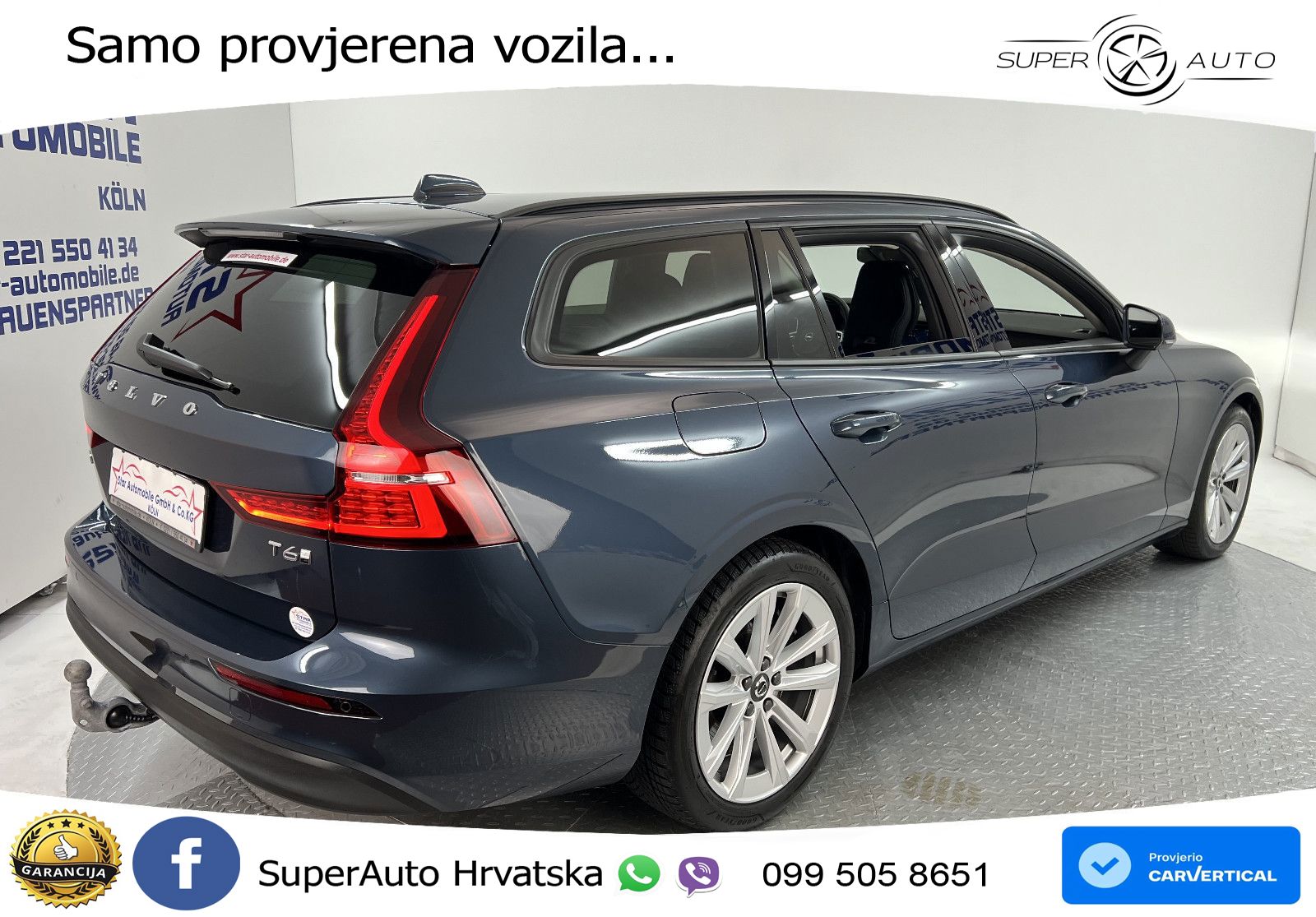Volvo V60 2.0 T6 AWD Geartronic LED+GR SJED+ACC