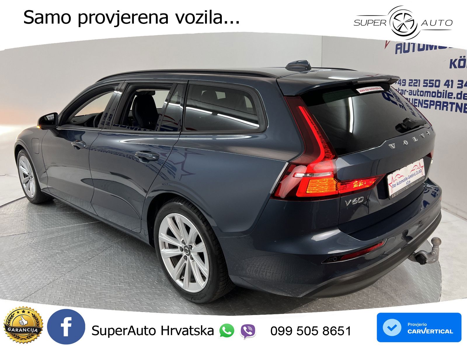 Volvo V60 2.0 T6 AWD Geartronic LED+GR SJED+ACC