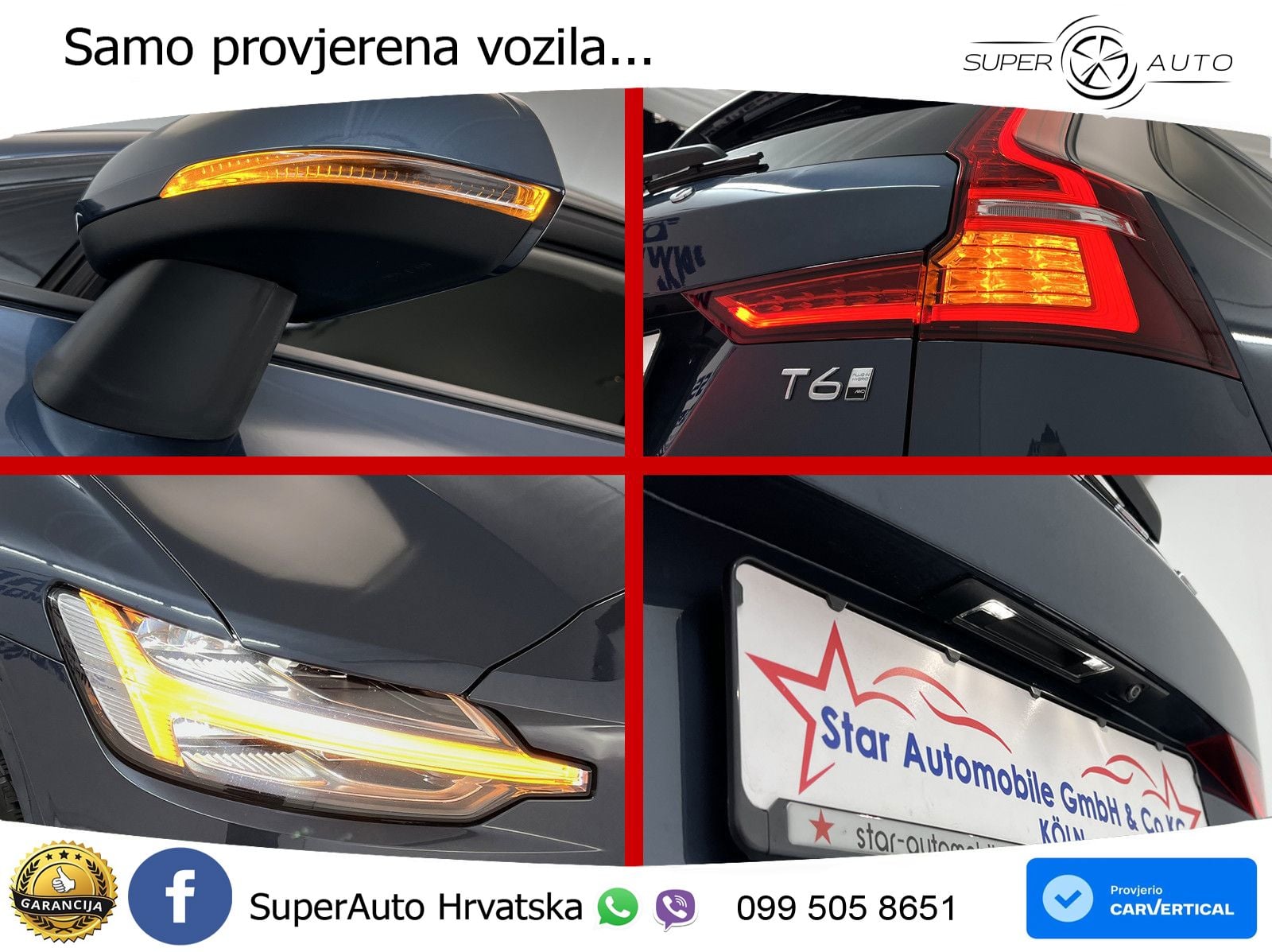 Volvo V60 2.0 T6 AWD Geartronic LED+GR SJED+ACC