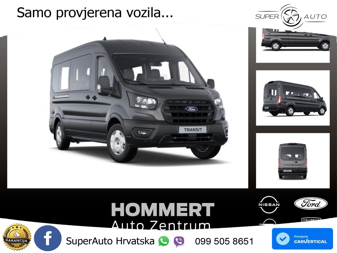 Ford Transit 350 Kombi Trend L3 AHK*NAV*ACC*SHZ*CAM* 150 KS