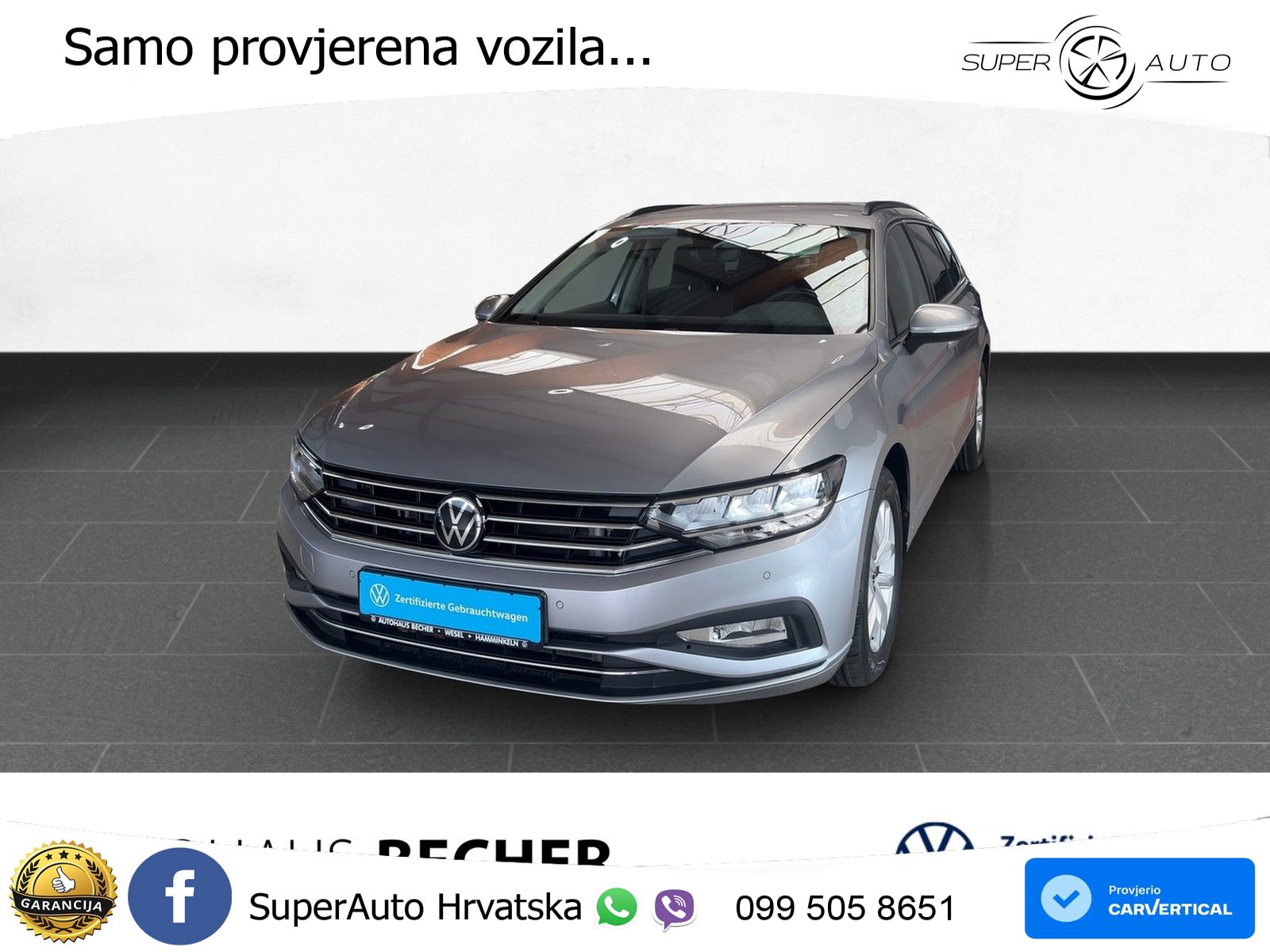 Volkswagen Passat Variant 2.0 TDI (150 KS) DSG Business LED+GR SJED+ACC